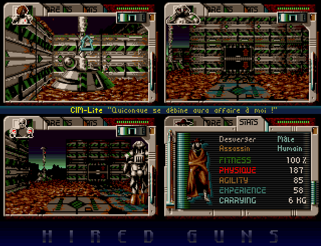 Dazeland: Amiga games: Hired Guns Dazeland: Amiga games: Hired Guns