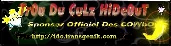 dA tRoU dU cULz' hiDEouT